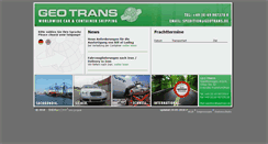 Desktop Screenshot of geotrans.eu